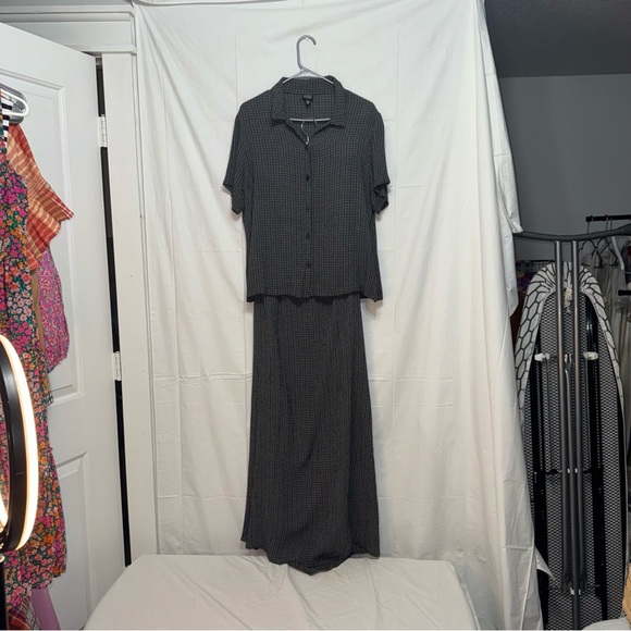 Homefrock button linen walking coat dry women’s size medium - Picture 10 of 10